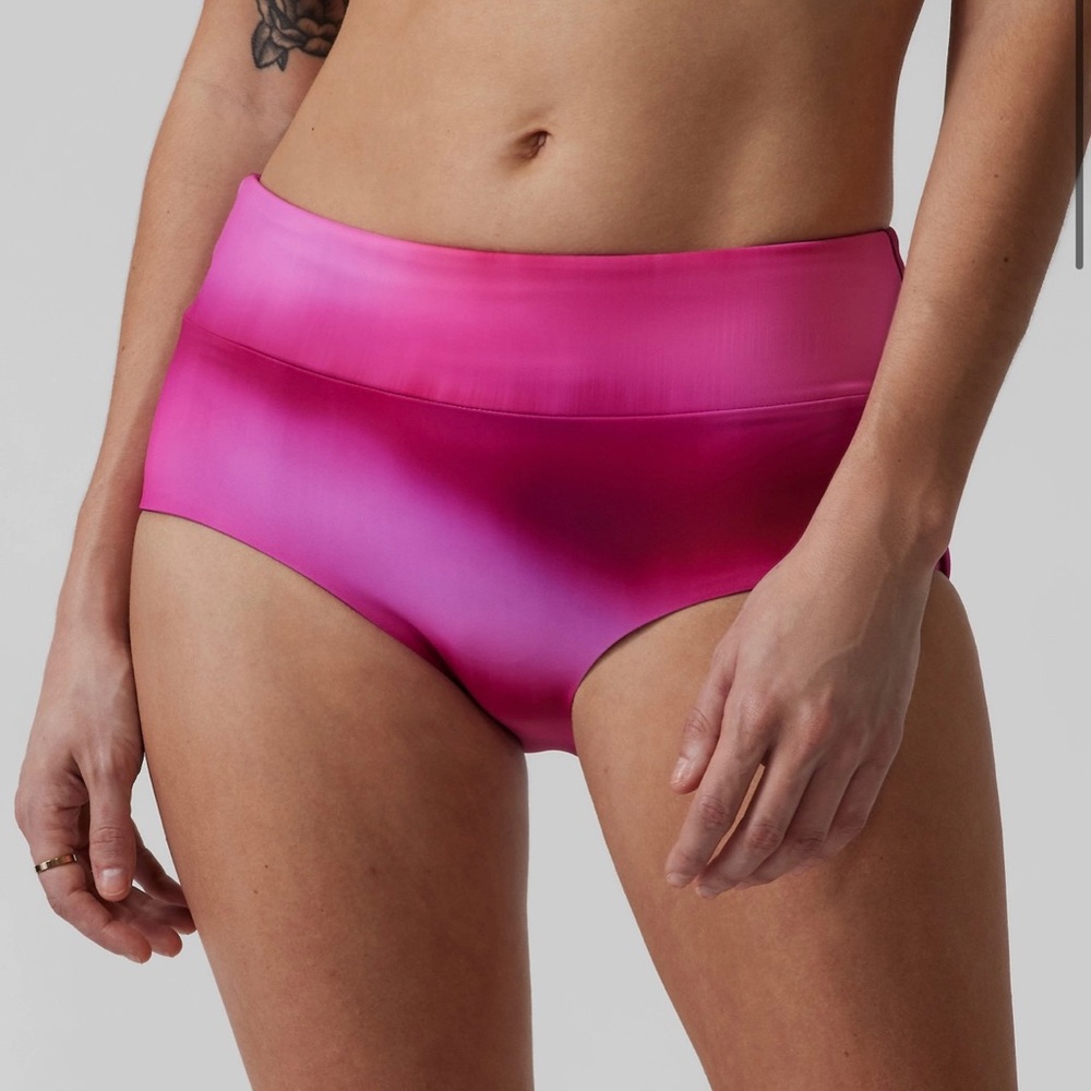 NEW Athleta Women's Malibu Swim Boy Short Size XS Pink